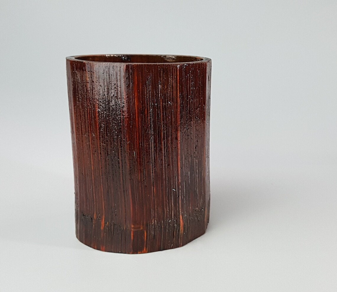 Vintage Japanese Bamboo Vase Ikebana Flower Vase Cutting Etsy