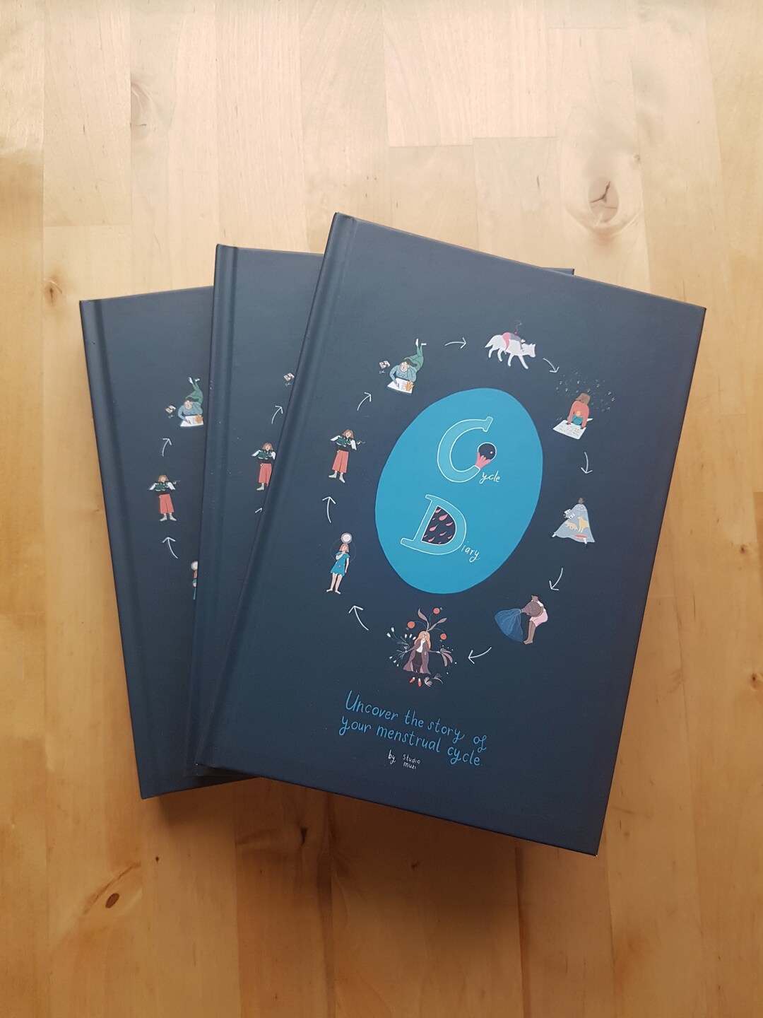 Cycle Diary an Illustrated Menstrual Cycle Journal Etsy