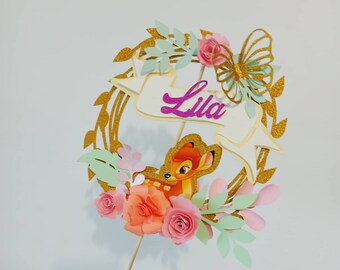 Bambi Cake Topper Etsy