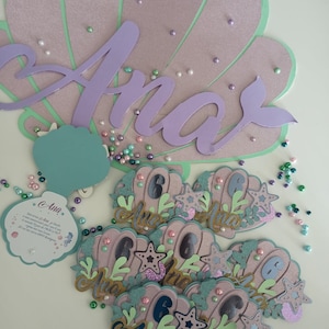Birthday Invitation, Mermaid Invitations, Chic Invitation, Mermaid Birthday Decorations, Mermaid Party