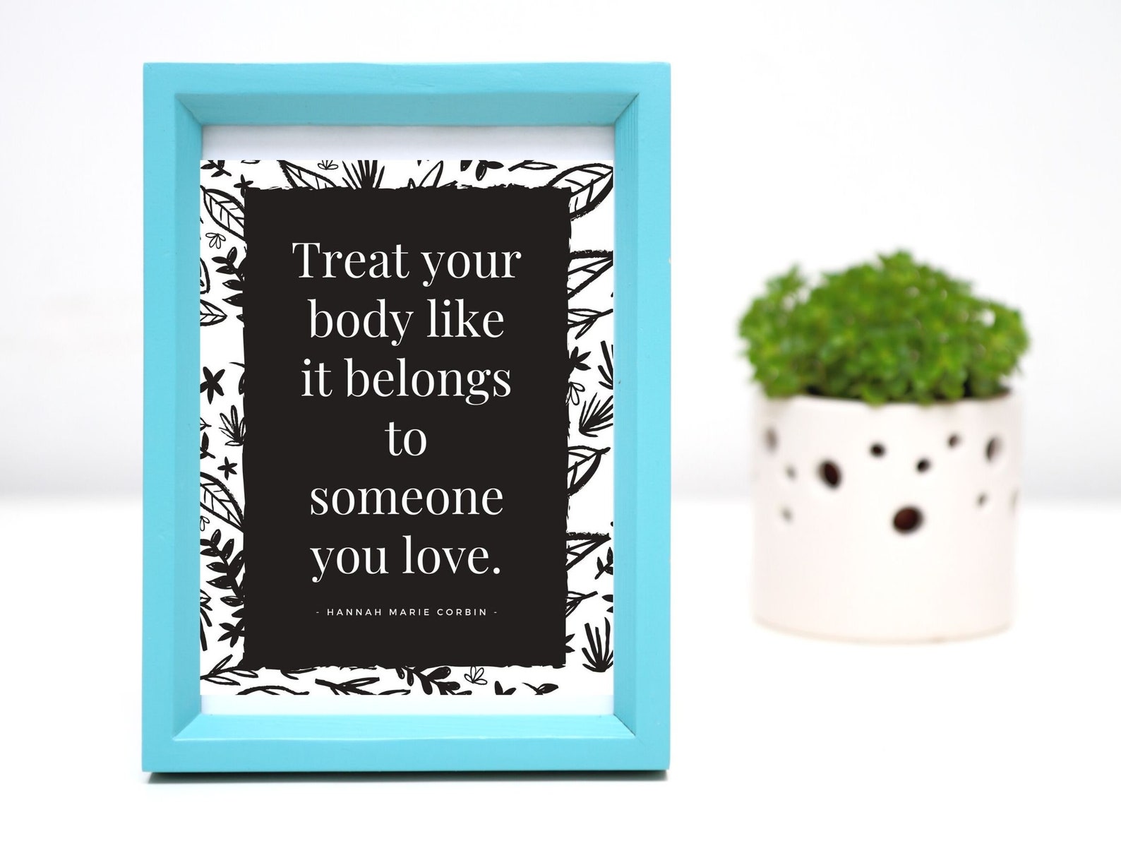 Hannah Marie Corbin Instructor Inspirational Quote Saying