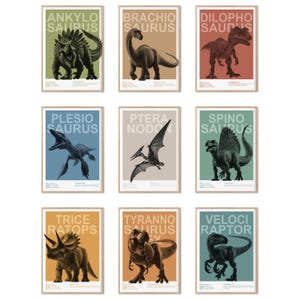 Dinosaur Poster Children&#39;s Room Pictures Dino Poster Digital Download Children&#39;s Room Decoration Dinosaur Poster Print Yourself Wall Decoration