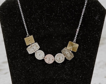 Vintage Watch Face Necklace