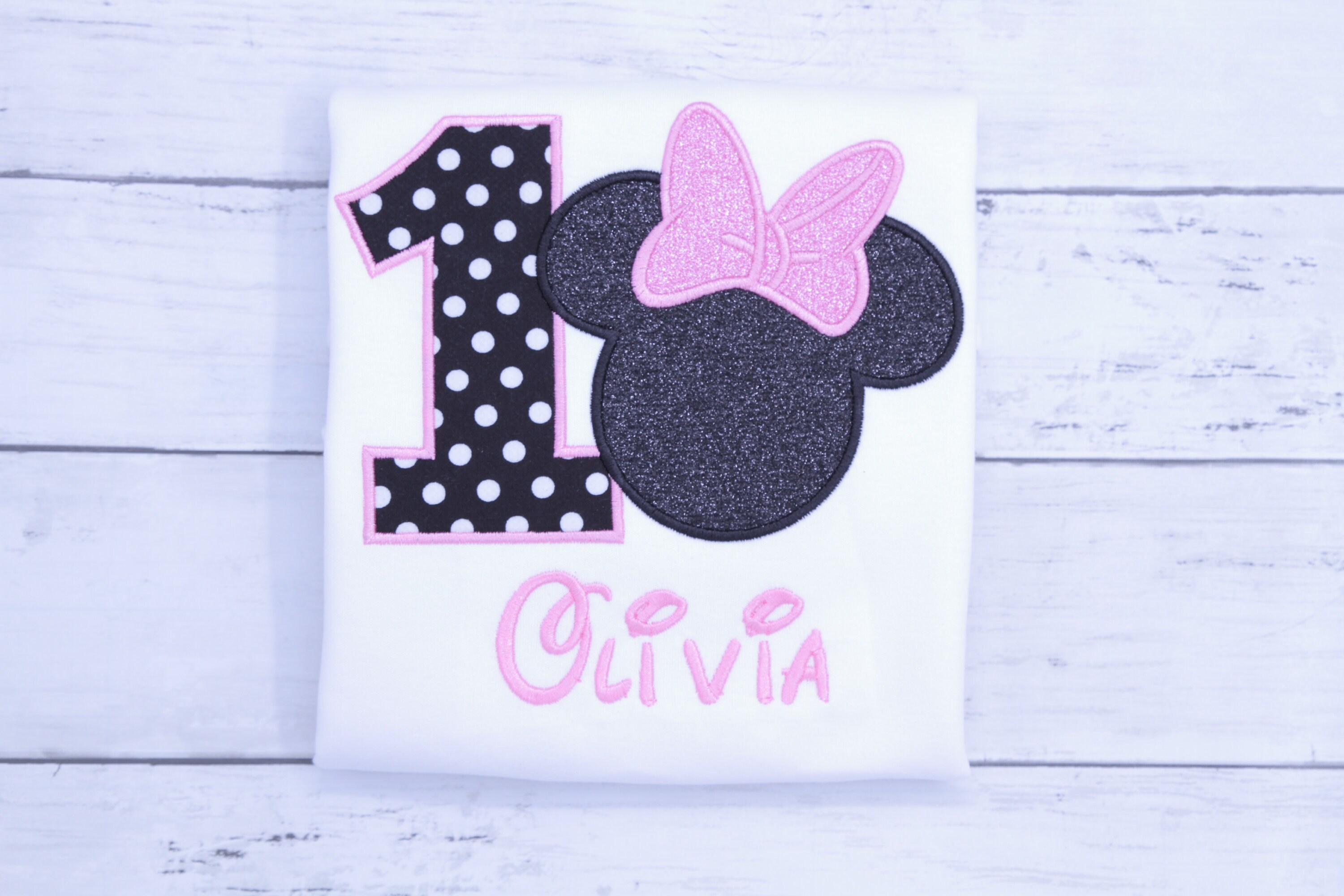 Minnie Mouse Birthday Shirt First Birthday Outfit Personalized | Etsy