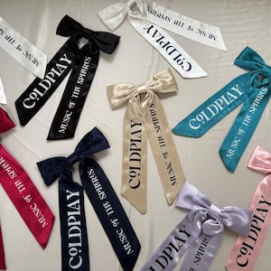 Coldplay Concert Bows