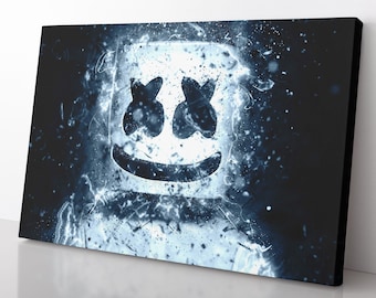 Marshmello Canvas Wall A2 A1 A0 Large Gift Present SS0844