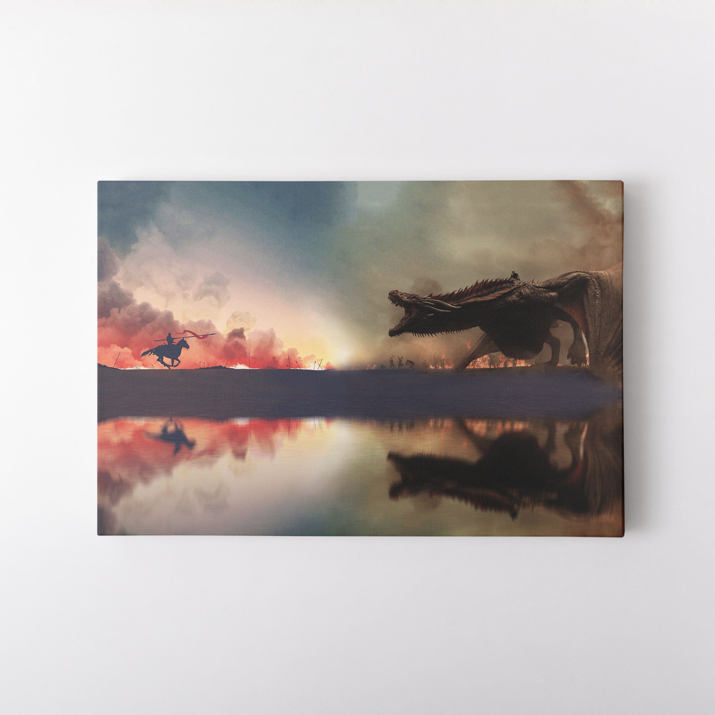 Game of Thrones Canvas Print Game of Thrones Poster Game Etsy