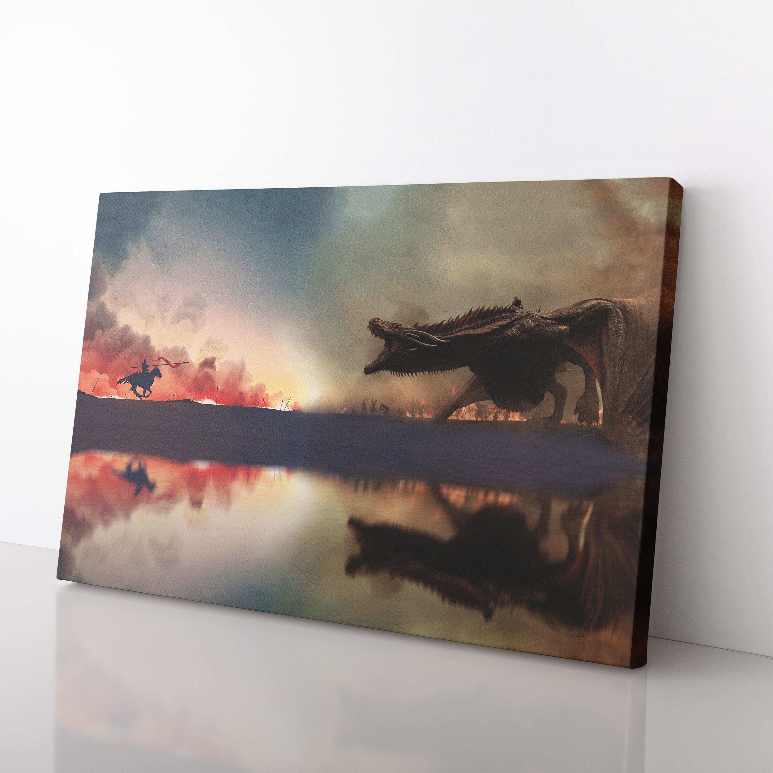 Game of Thrones Canvas Print Game of Thrones Poster Game Etsy