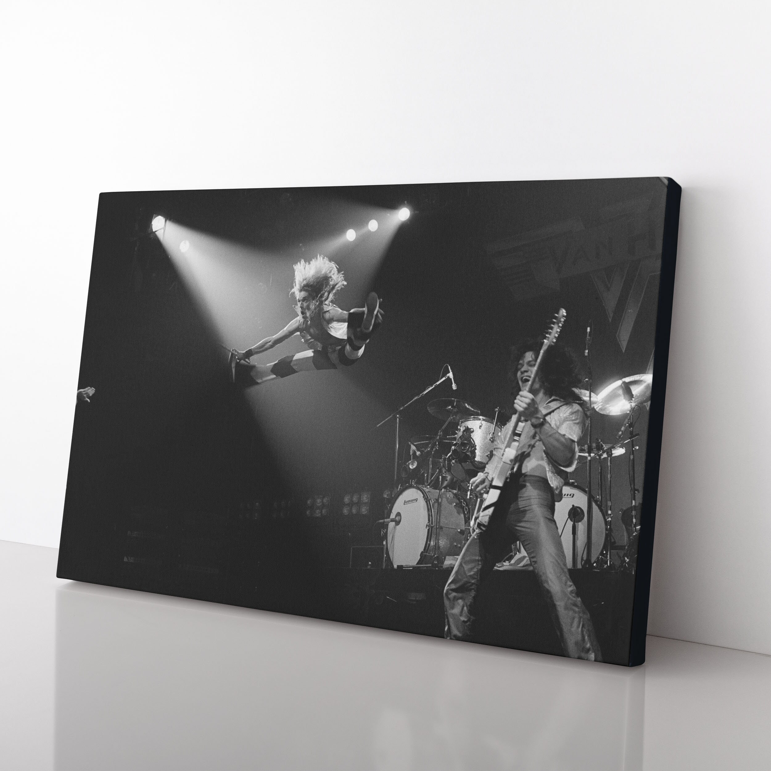 Van Halen Canvas Art Print Van Halen Poster Van Halen Etsy