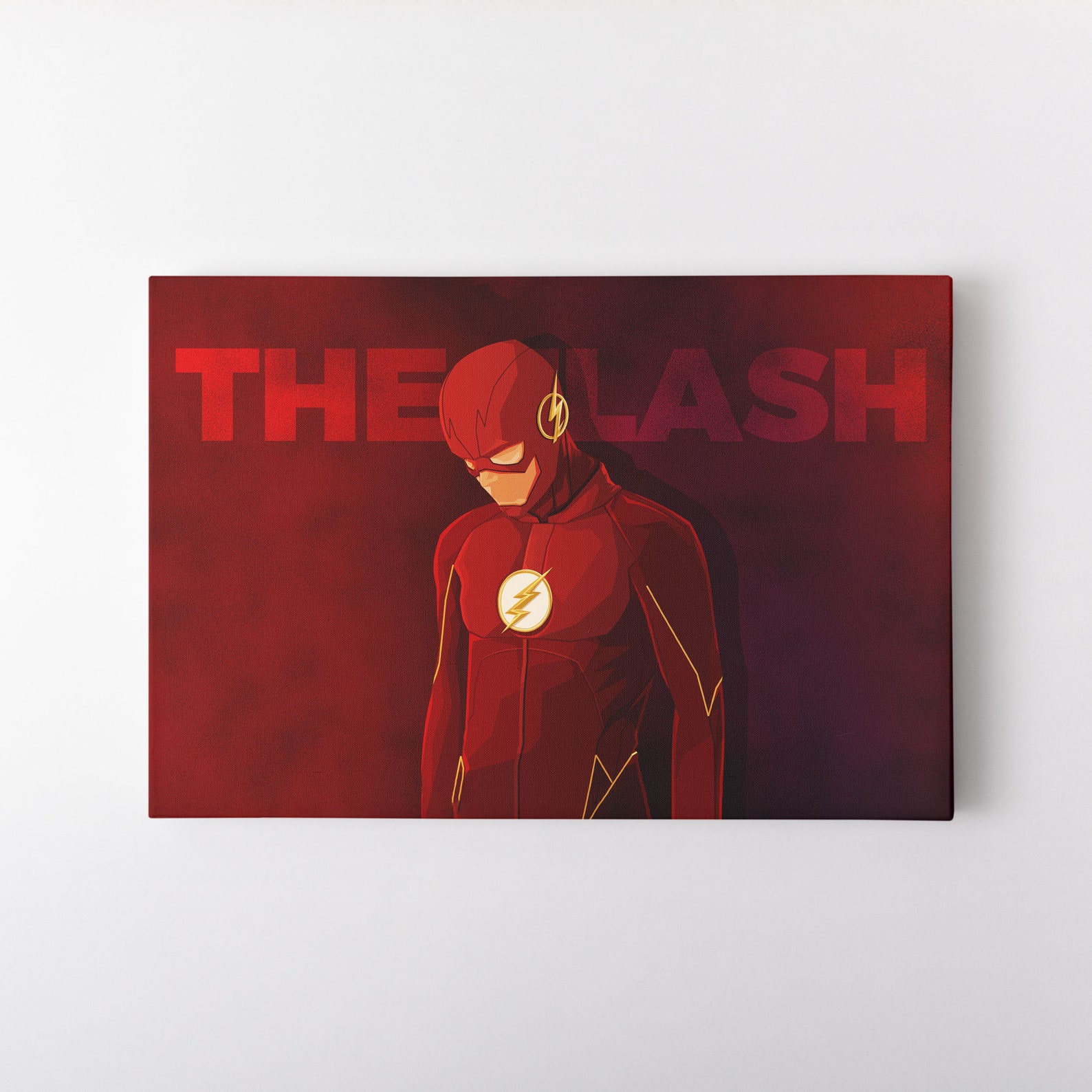 The Flash Canvas Art Print The Flash Poster The Flash Etsy