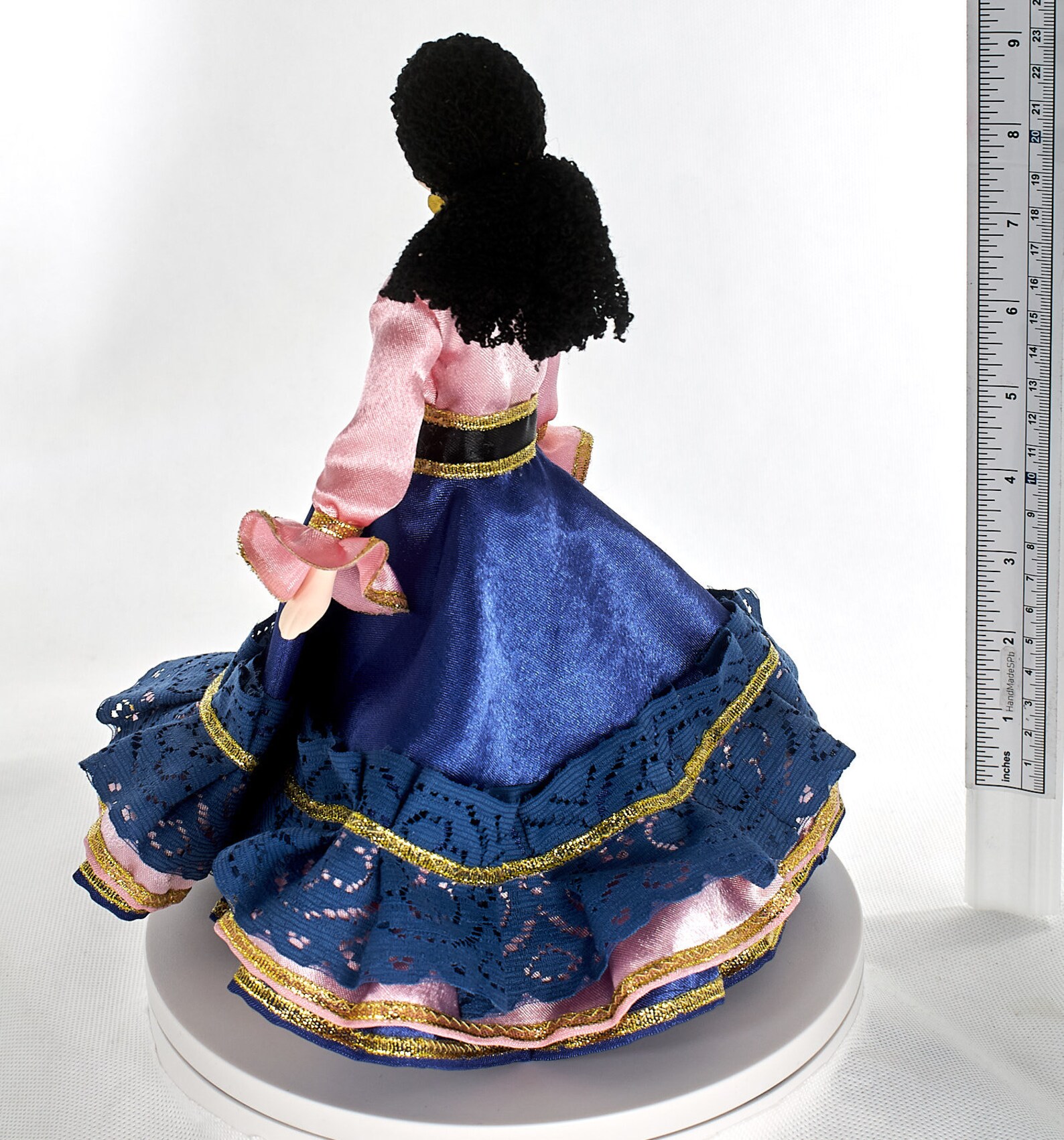 Porcelain Art Doll Gypsy woman Handmade souvenir ® Etsy