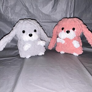 Bunny Rabbit - Crochet Stuffed Small Animal Plushie/Amigurumi