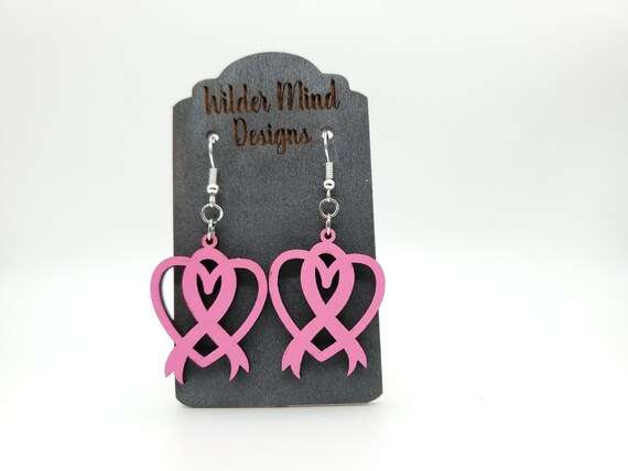 Breast cancer clearance awareness earrings
