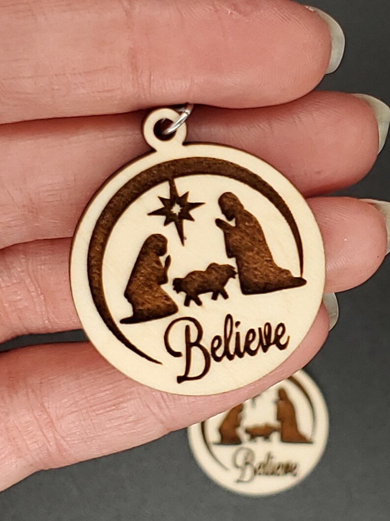 Nativity Scene Earrings Nativity Studs Religious Earrings Etsy