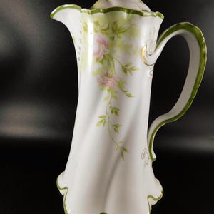 Vintage Rosenthal Versailles Chocolate Pot: Pink Rose Design