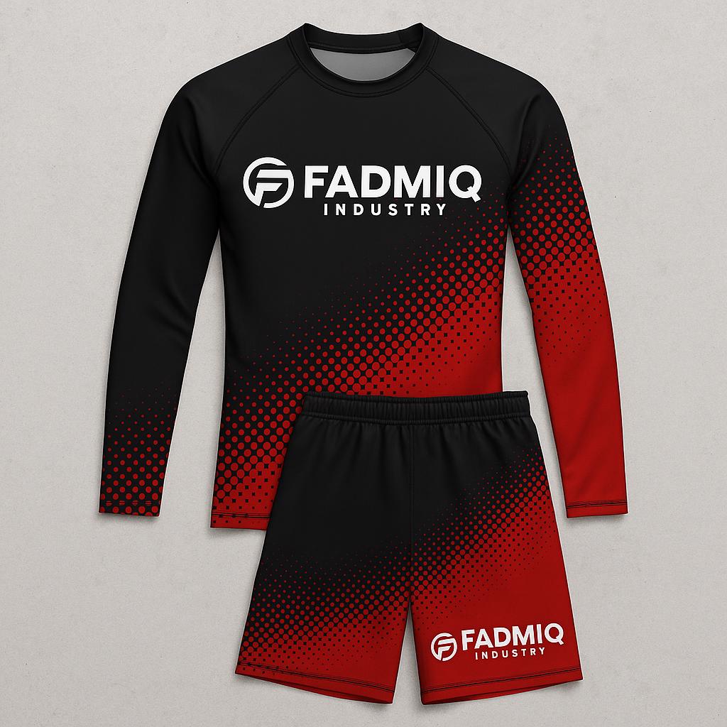 Custom BJJ Rash Guard & Shorts Set, Sublimated Rash Guard, BJJ Rash guard, Jiu jitsu,