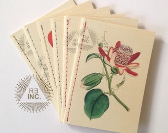 REINC 6 Mini Yoga Journals “Flowers”