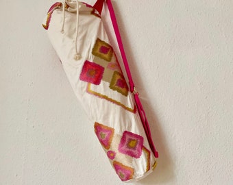 REINC yoga bag / silk embroidered