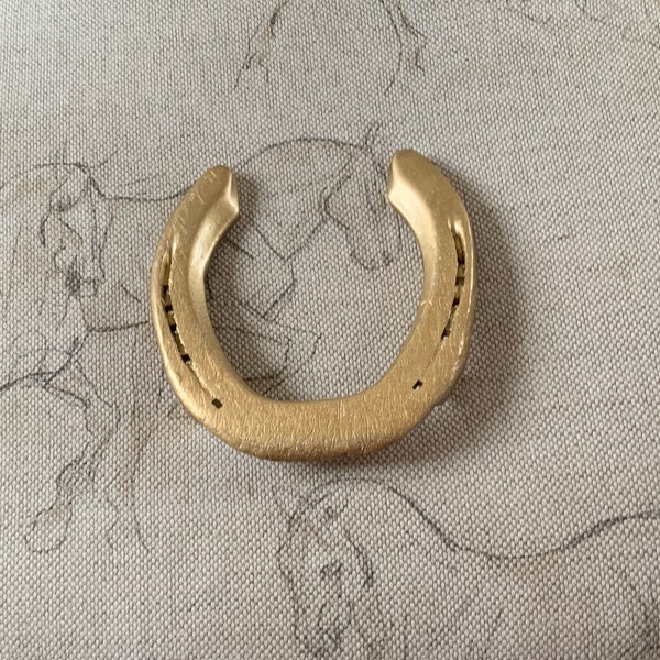Golden horse shoe, lucky horse shoe, golden horseshoe, horseshoe gift, lucky charm, favours, favour, good luck charm, lucky charm, vintage