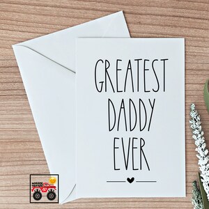 Card For Dad, Father&#39;s Day Card, Birthday Gift For Dad, Personalized Dad Card, Gift For Men, Boyfriend, From Kids, Blank Greeting Card