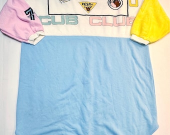 Vintage jaren 80 Cub Club teddybeer slaapsweater 2XL dames