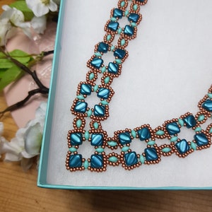 Handmade Art Deco beaded necklace image 7