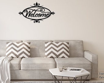 Welcome Sign, 3D Lettering, Home Decor, Wall Hanging, Wall Art, Welcome front porch, Free Shipping