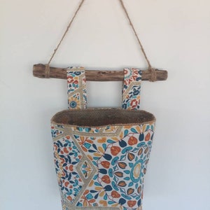 Wandbehang KorbAufbewahrung Boho Taschenkorb Treibholz | Etsy