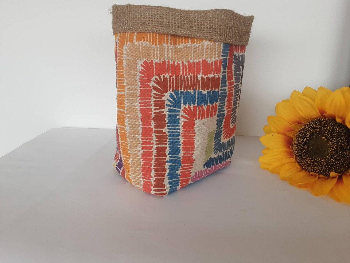 Handgemachter Stoffaufbewahrungskorb Blumentopfhalter | Etsy
