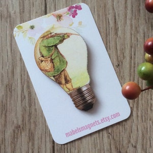 Beatrix Potter Needle Minder,Beatrix Potter Needle Knacks,Beatrix Potter gift ideas, Beatrix Potter Magnets,Lightbulb Needle Nanny