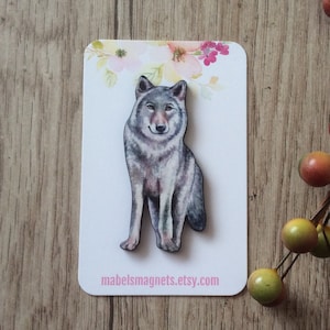 Wolf Magnet,Wolf Needle Knacks, Wolf embroidery Magnets,Wolf Needle nanny,Wolf Needle Keeper,Wolf Lover Magnets,Wolf gift ideas