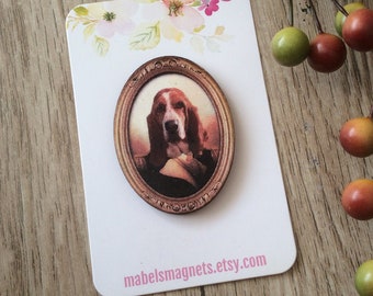 Hond Needle Minder, Hond, Borduurwerk Aid, Needle Knack, Animal Magnet, Dog Needle Keeper, Dog Lover geschenken, Hond cadeau ideeën, MemoMagnets, Needle Knacks
