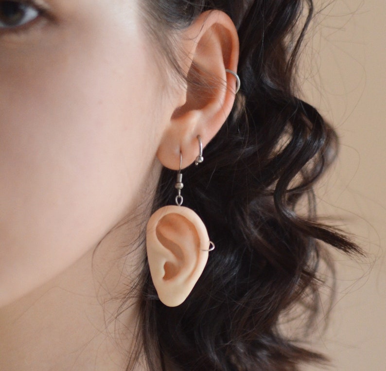Weird ear earrings Etsy