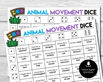 Animal Movement | Dice Game for Kids | Miming Game | Icebreaker Game | Party Starter Game | Classroom Fun | Brain Break