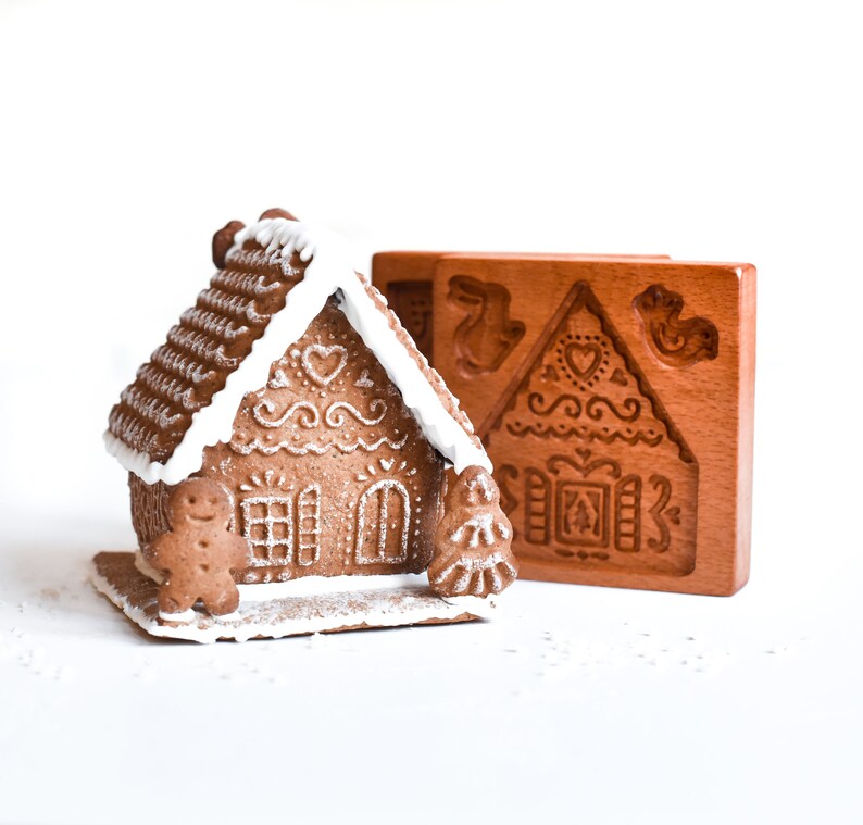 Gingerbread house mold Christmas house baking mould Etsy