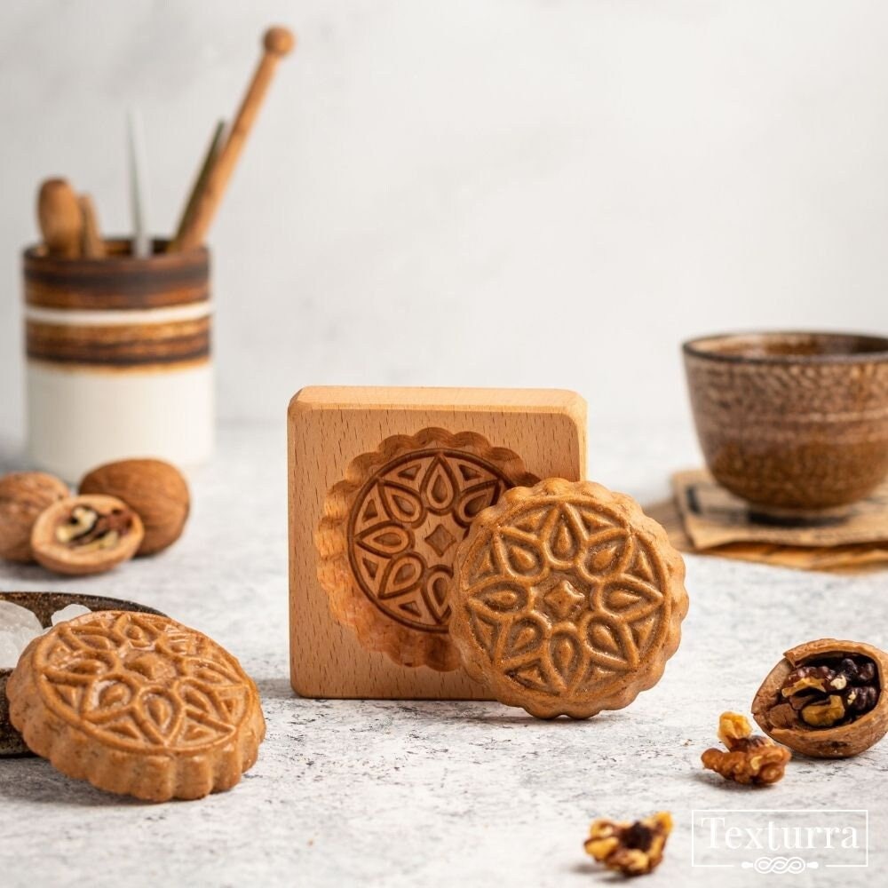 Cookie mold for Christmas cookies - gingerbread or russian prianiki or tea cakes