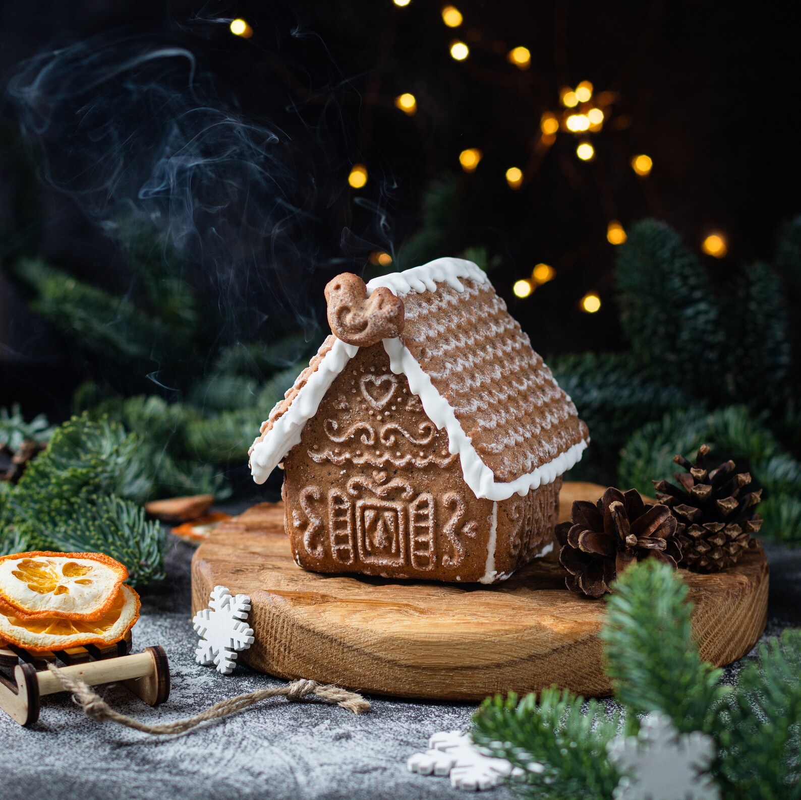 Gingerbread house mold Christmas house baking mould Etsy
