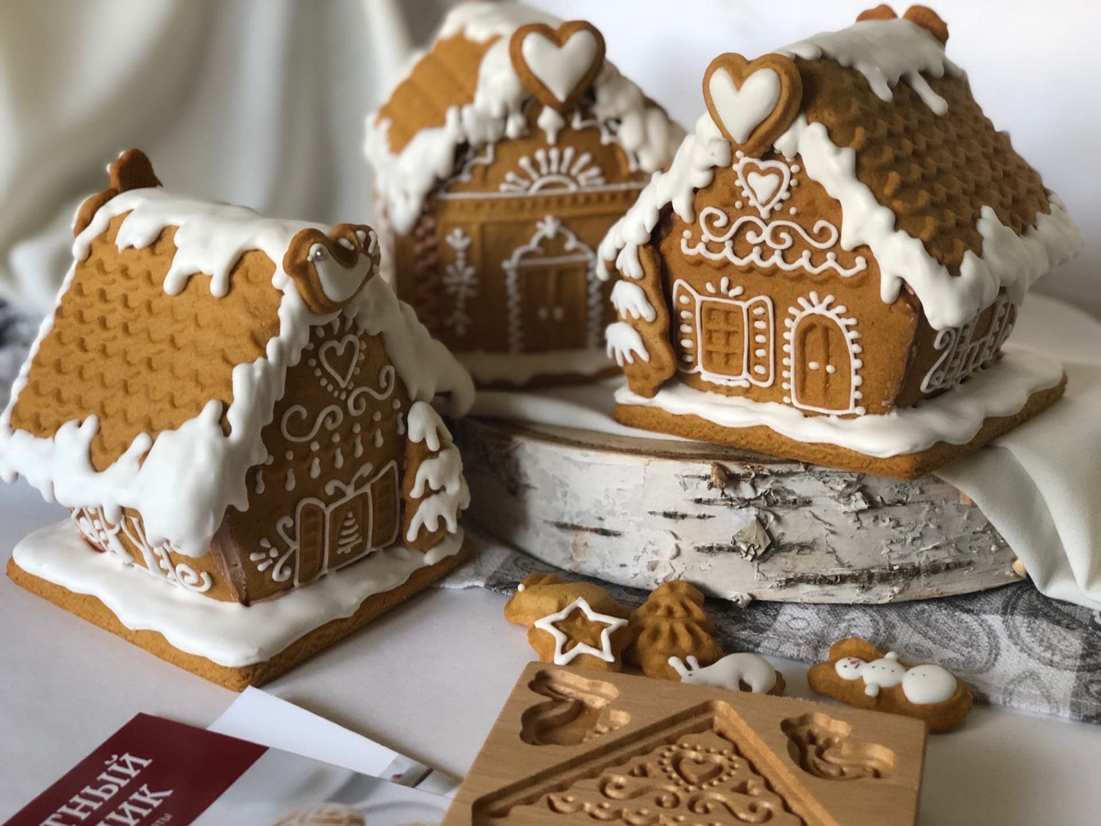 Gingerbread house mold Christmas house baking mould Etsy