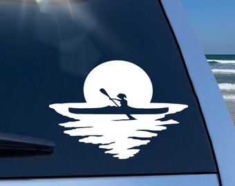 Kayak 2 Decal for Window/Car/Truck ***Available in 20 Colors*** 