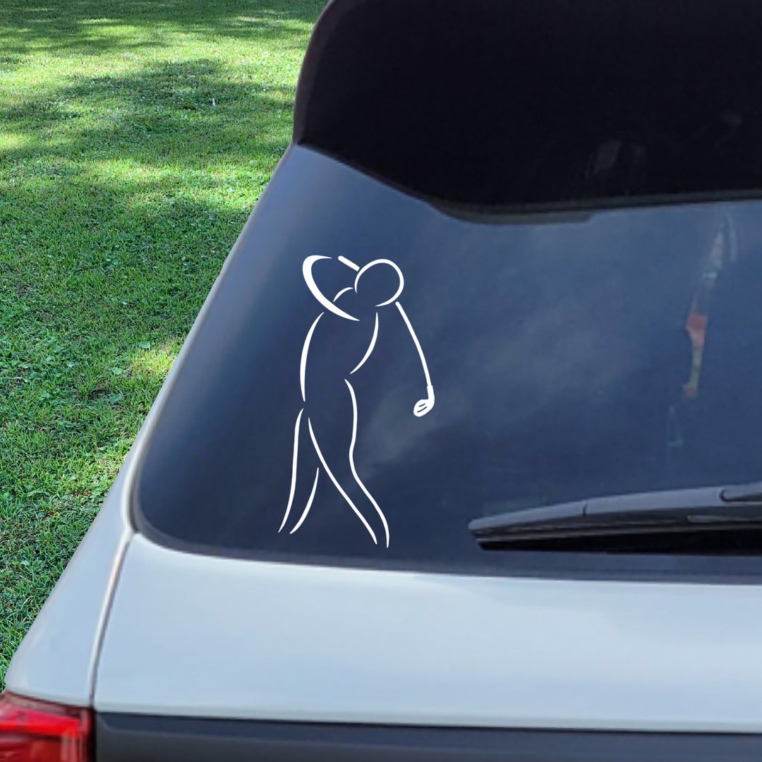 Golf Decal. Golf Gifts for Men. Golf Decal for Car Windows. Etsy