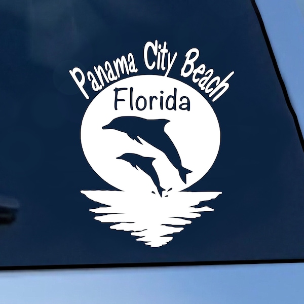 Panama City Beach Decal. Panama City Beach Sticker. Panama City Beach Car Decal. Panama City Beach Water Bottle. Panama City Florida.