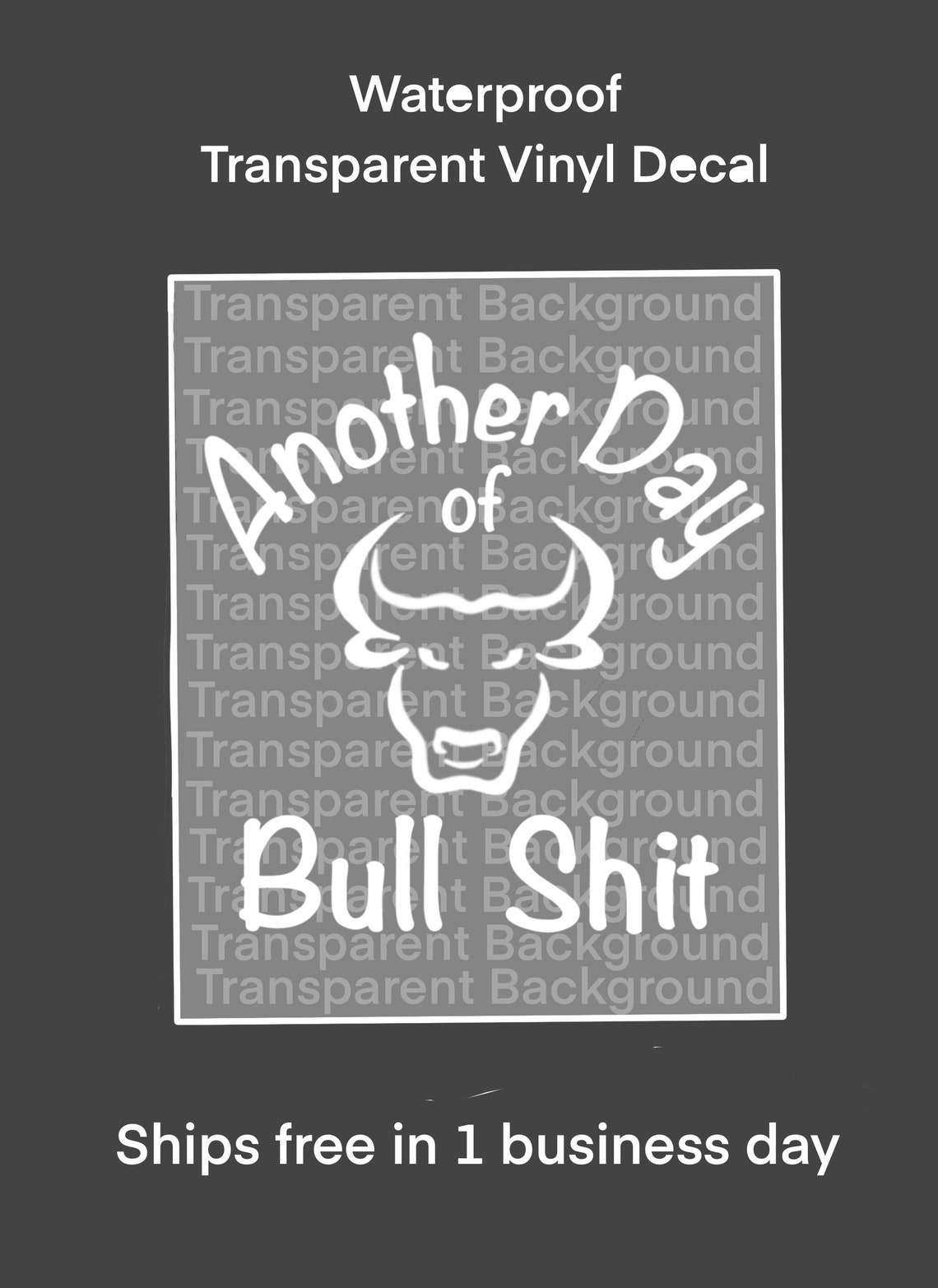 Bull shit decal sticker. Bull decal sticker. Bull crap decal. Etsy