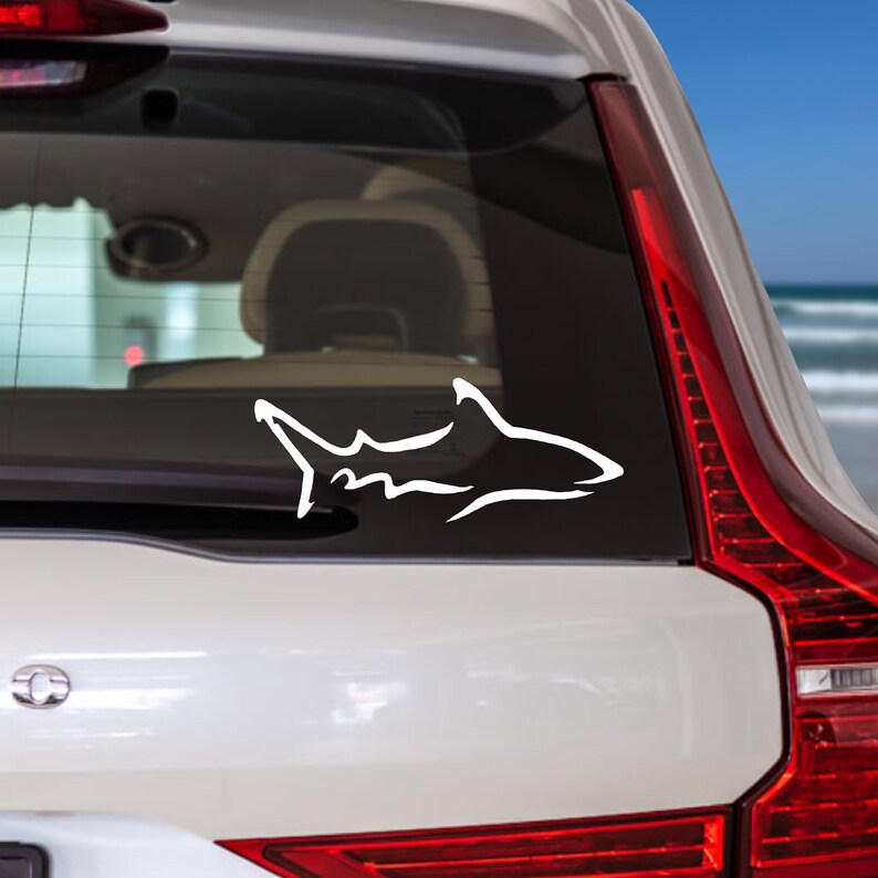 Shark Decal for Car Windows.