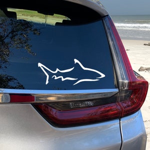 Shark Decal for Car Windows.