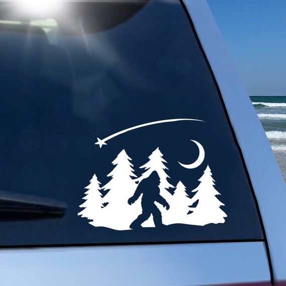 Bigfoot Oklahoma Vinyl Decal | Sasquatch Oklahoma Vinyl Decal | Car Decal | Window Decal | Indoor/outdoor | Permanent