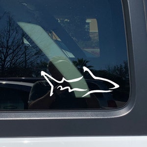 Shark Decal for Car Windows.