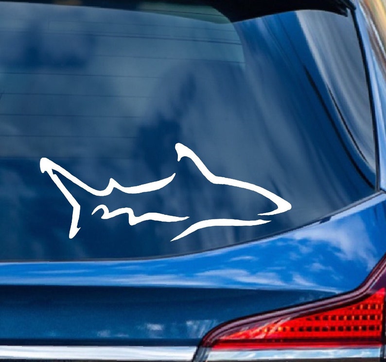 Shark Decal for Car Windows.
