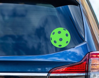 Two Pickleball Decals for 5 Dollars. Waterproof Vinyl Pickleball Sticker Decal.