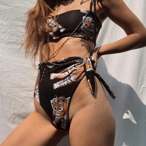 Tiger print bikini Etsy Nederland