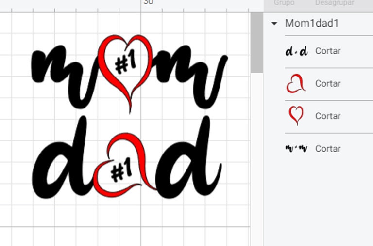Mom 1 Svg Dad 1 Svg Father's Day Svg Mother's - Etsy